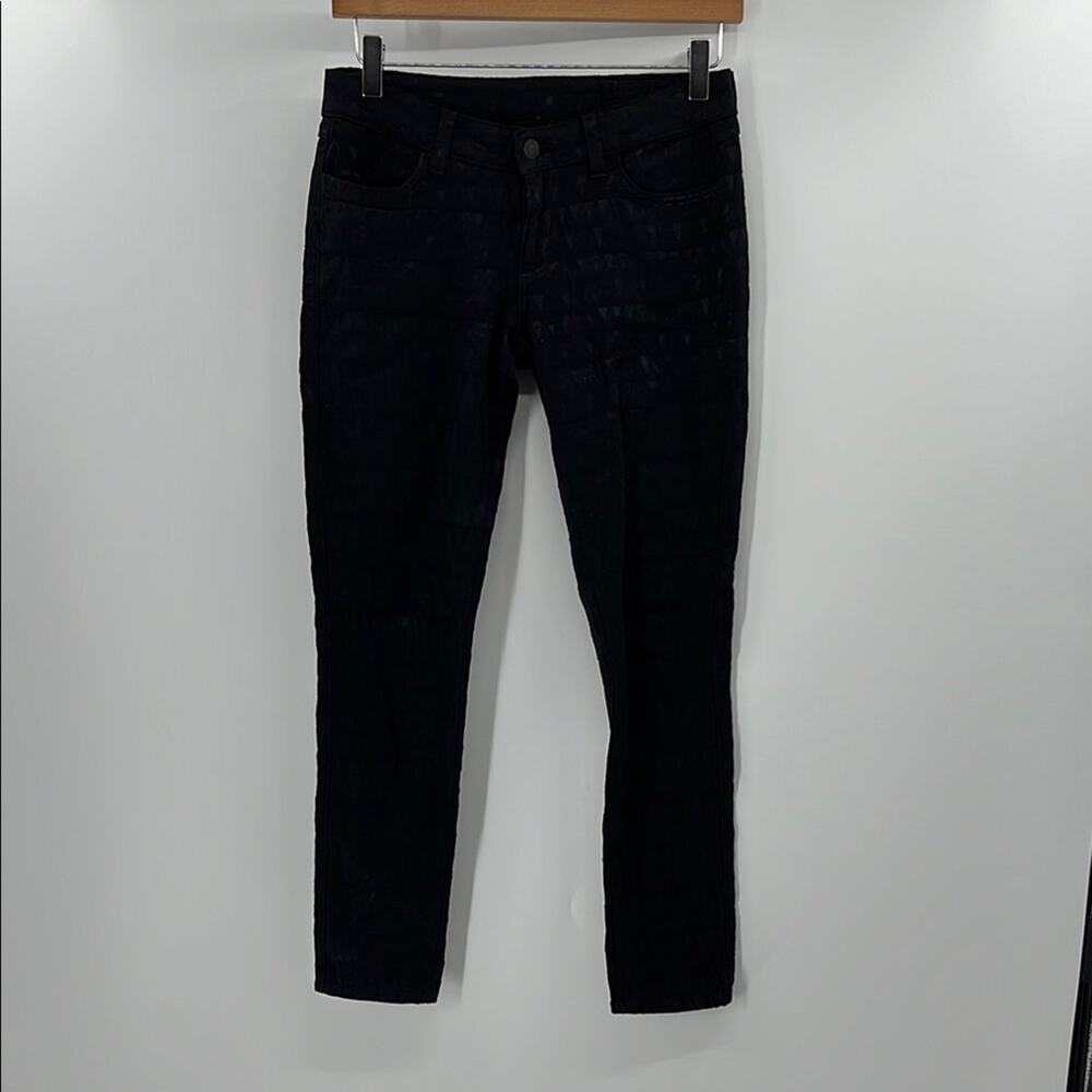 Siwy Women's Low Rise Skinny Jeans with geometric pattern - Black - 26